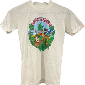 Vintage 90s Protect and Preserve Kellogg’s 1993 Shirt Youth Large (Adult XS)